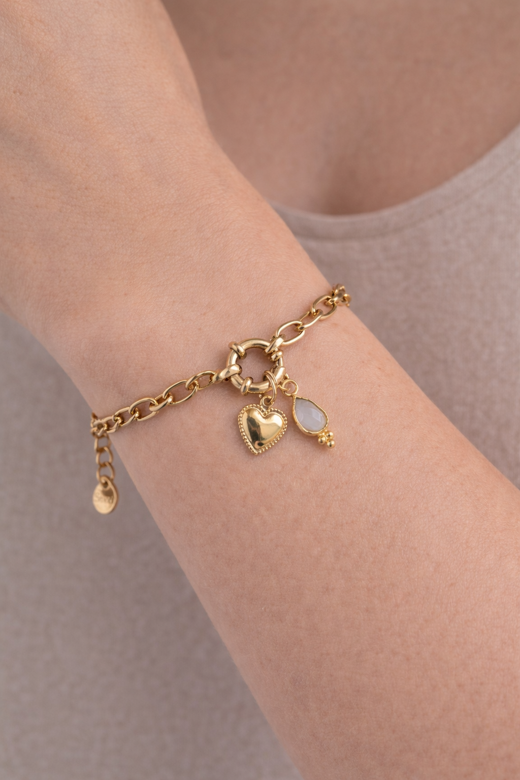 Charm Armband Gold