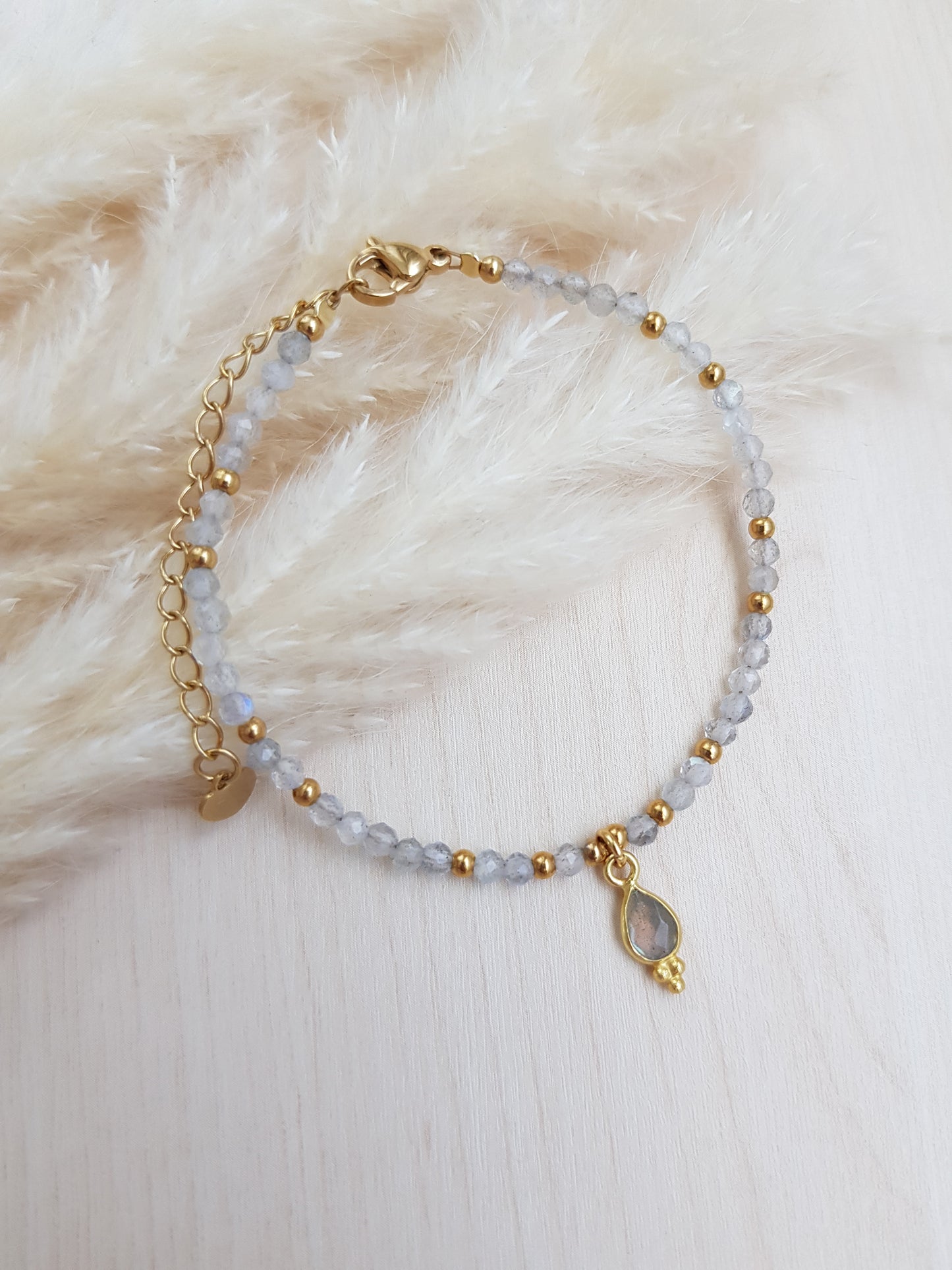 Edelsteinarmband Labradorit