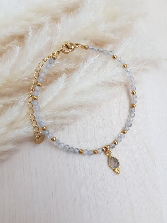 Edelsteinarmband Labradorit