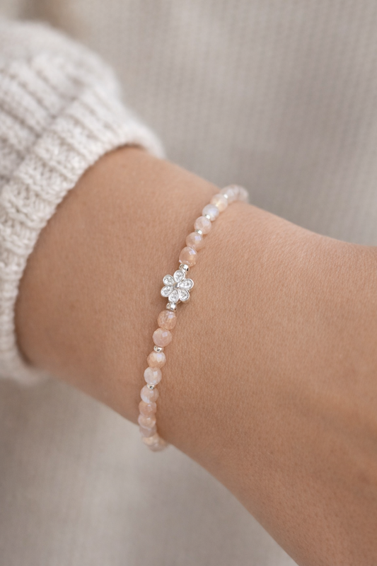 Filigrane Armbänder Sonnenstein Silbrig