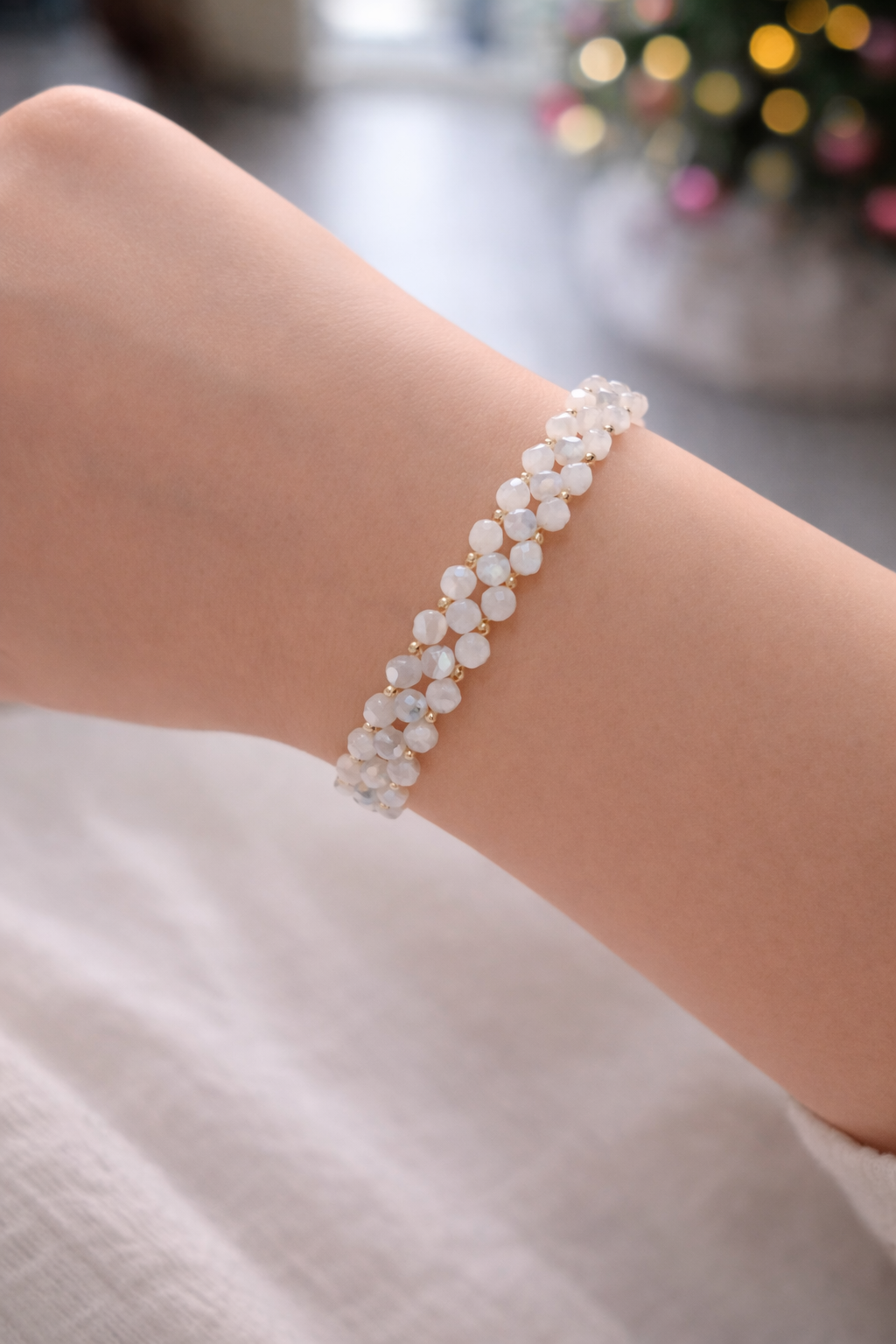 Armband Mondstein Rosé