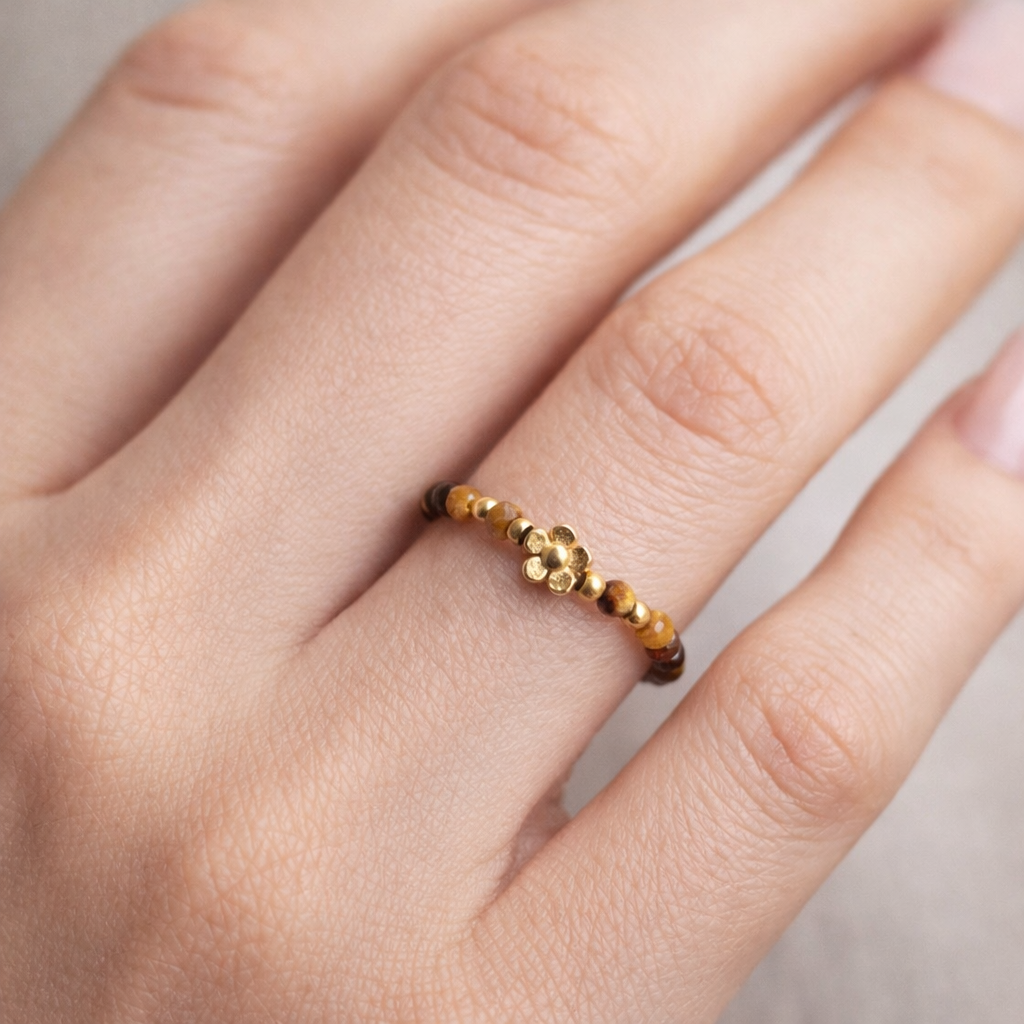 Ring Tigeraug Blume