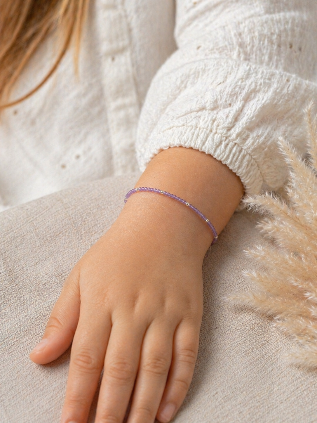 Kinderarmband Amethyst
