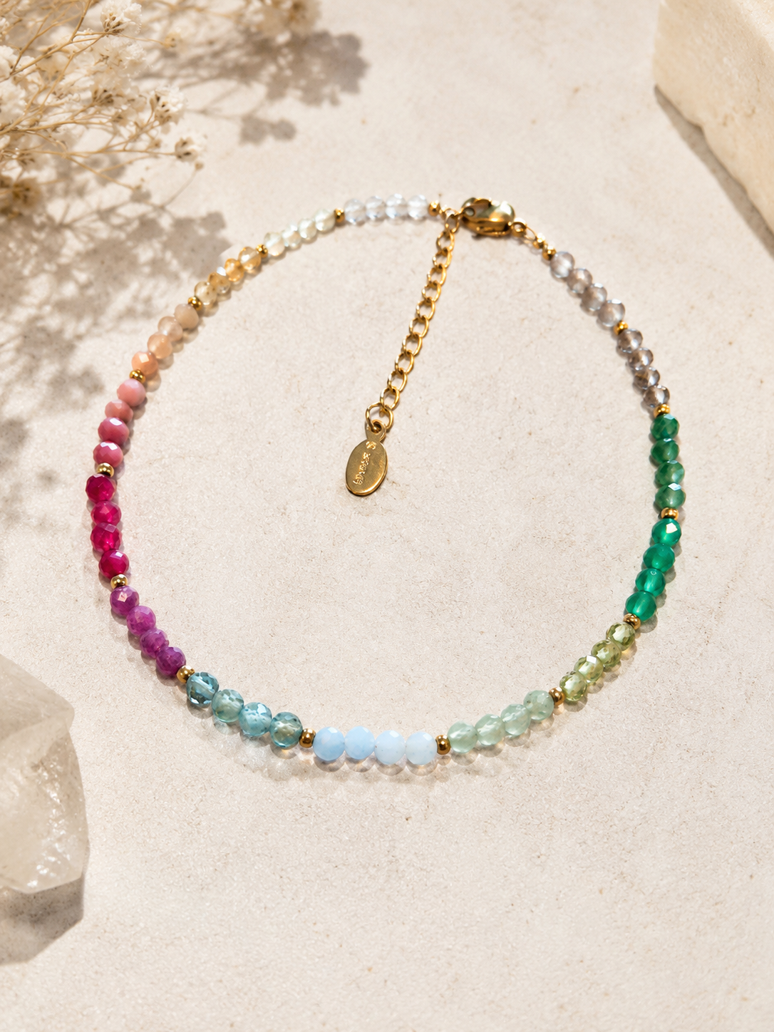 Fusskette Rainbow Goldig