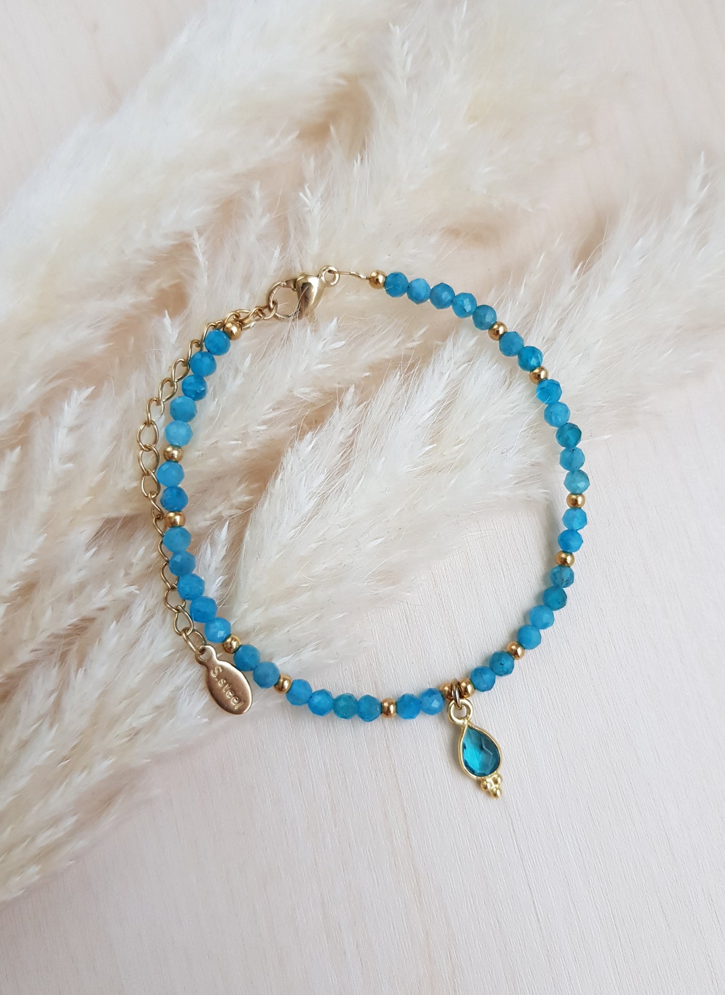 Edelsteinarmband Apatit