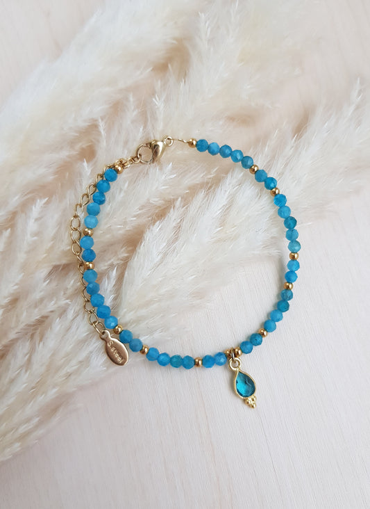 Edelsteinarmband Apatit
