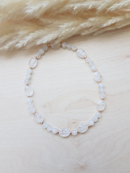 Armband Mondstein Roségold