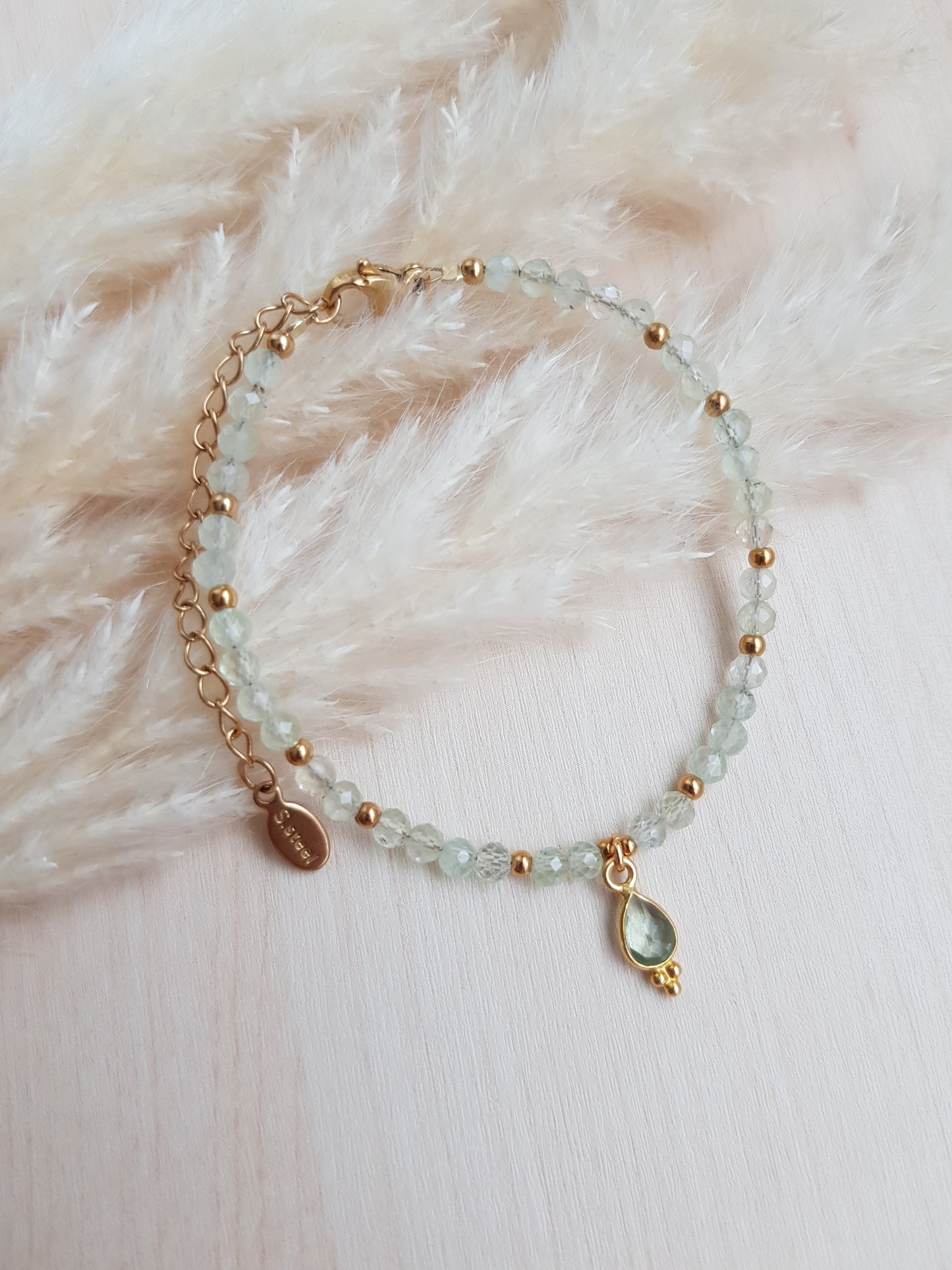 Edelsteinarmband Prehnit