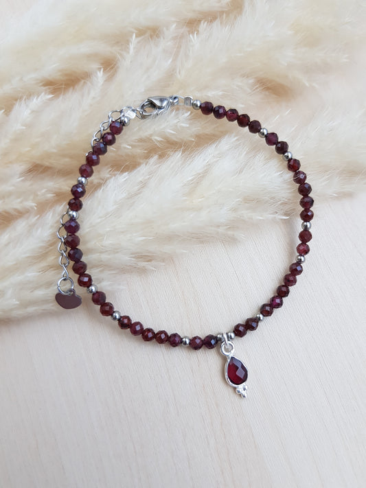 Edelsteinarmband Granat