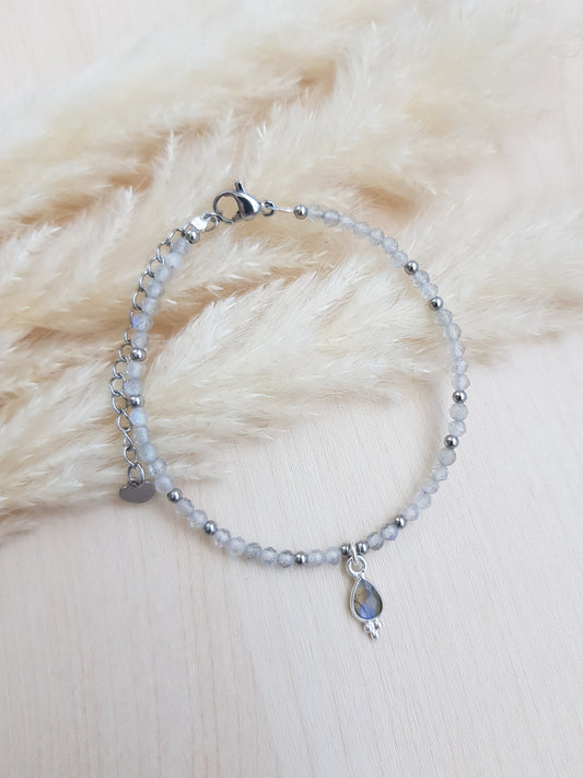 Edelsteinarmband Labradorit