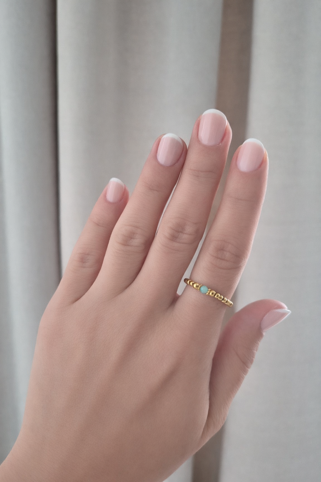 Ring Amazonit Goldig