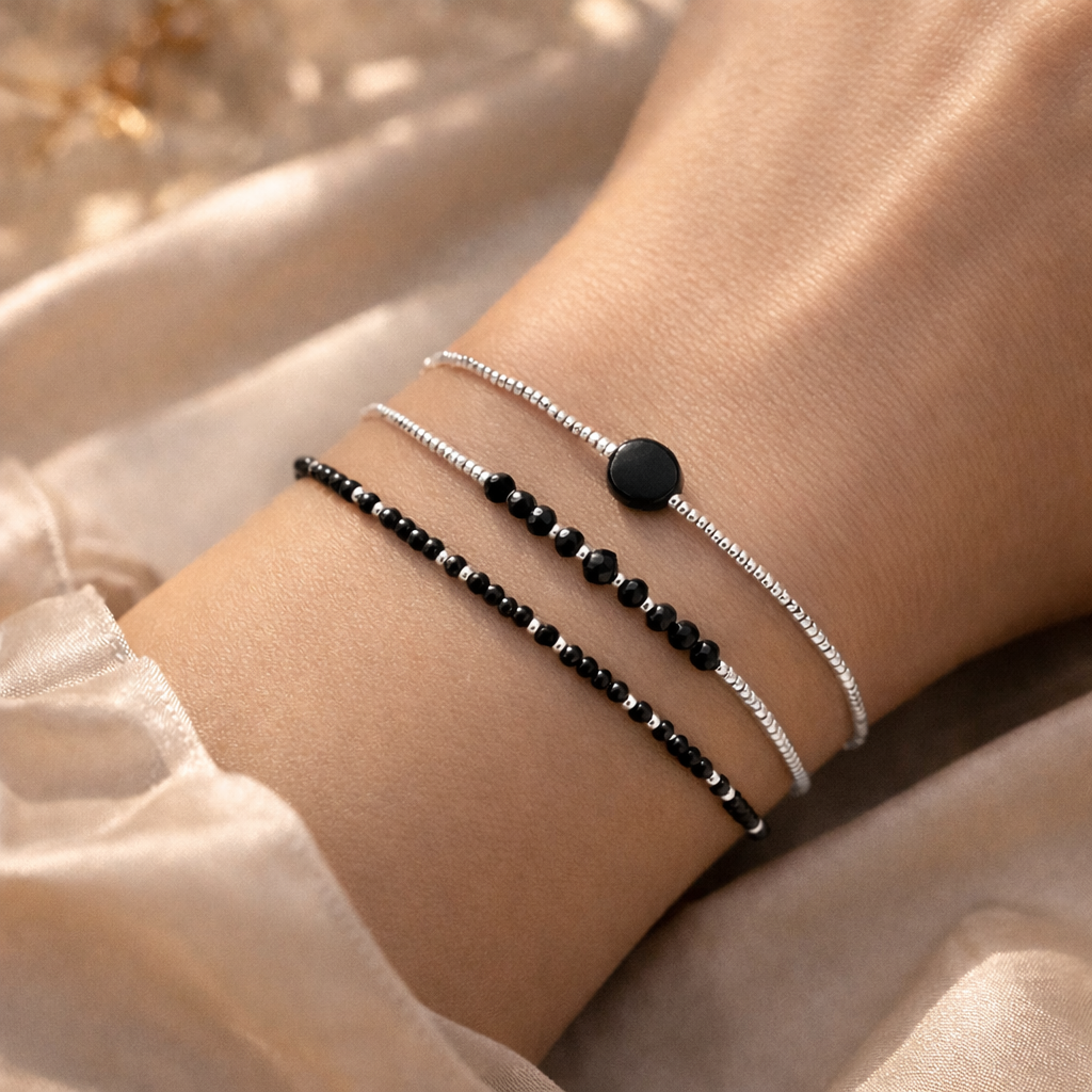 Filigrane Armbänder Spinell
