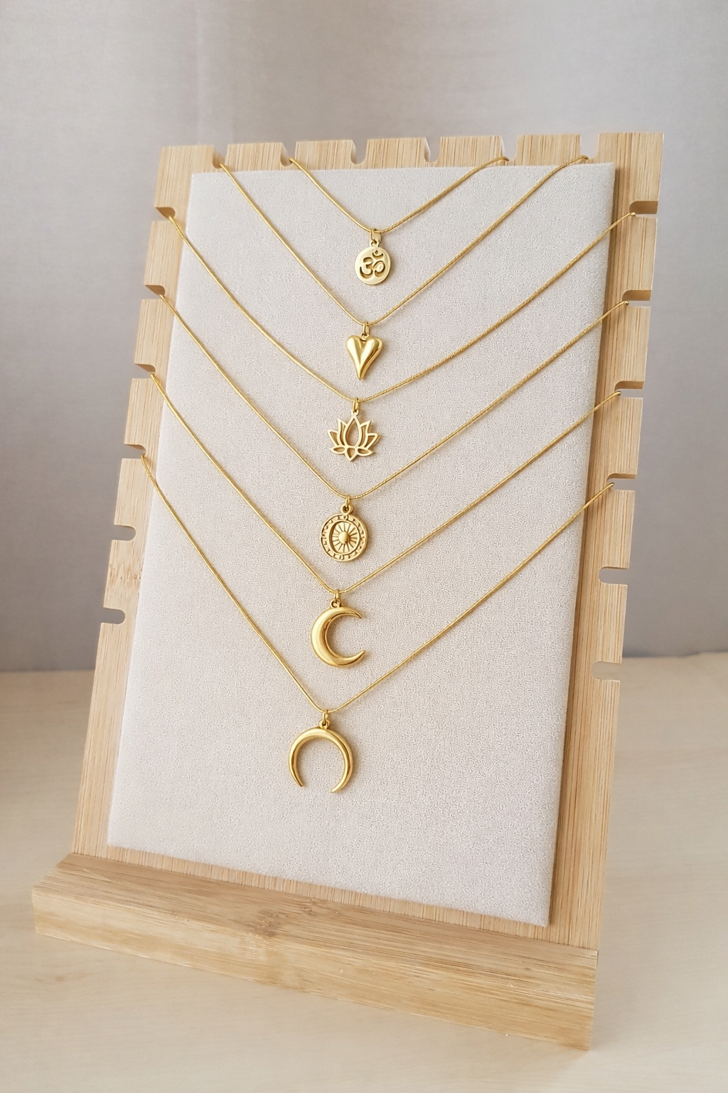 Edelstahl Halsketten vergoldet ♡