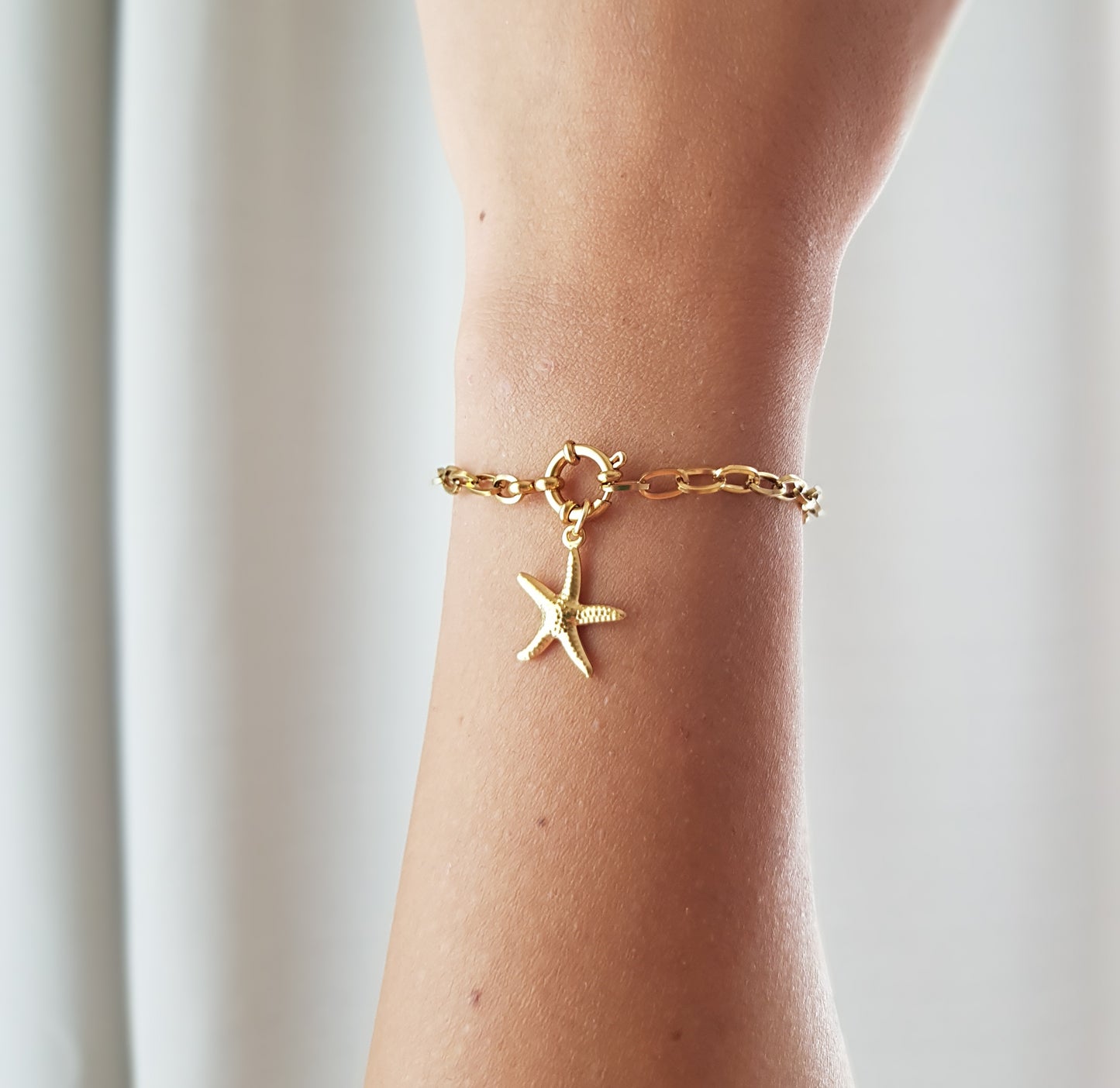 Charms Armband Seestern Goldig