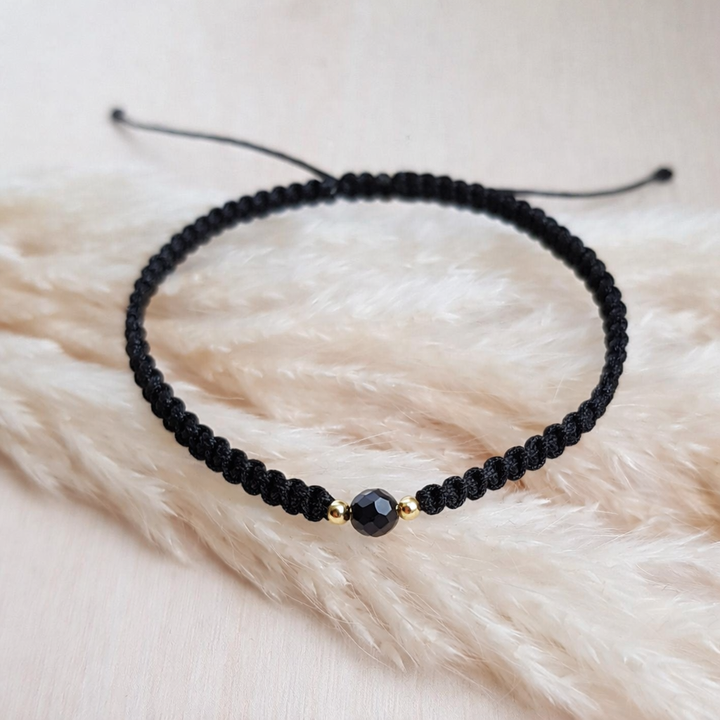 Geknüpftes Armband Spinell