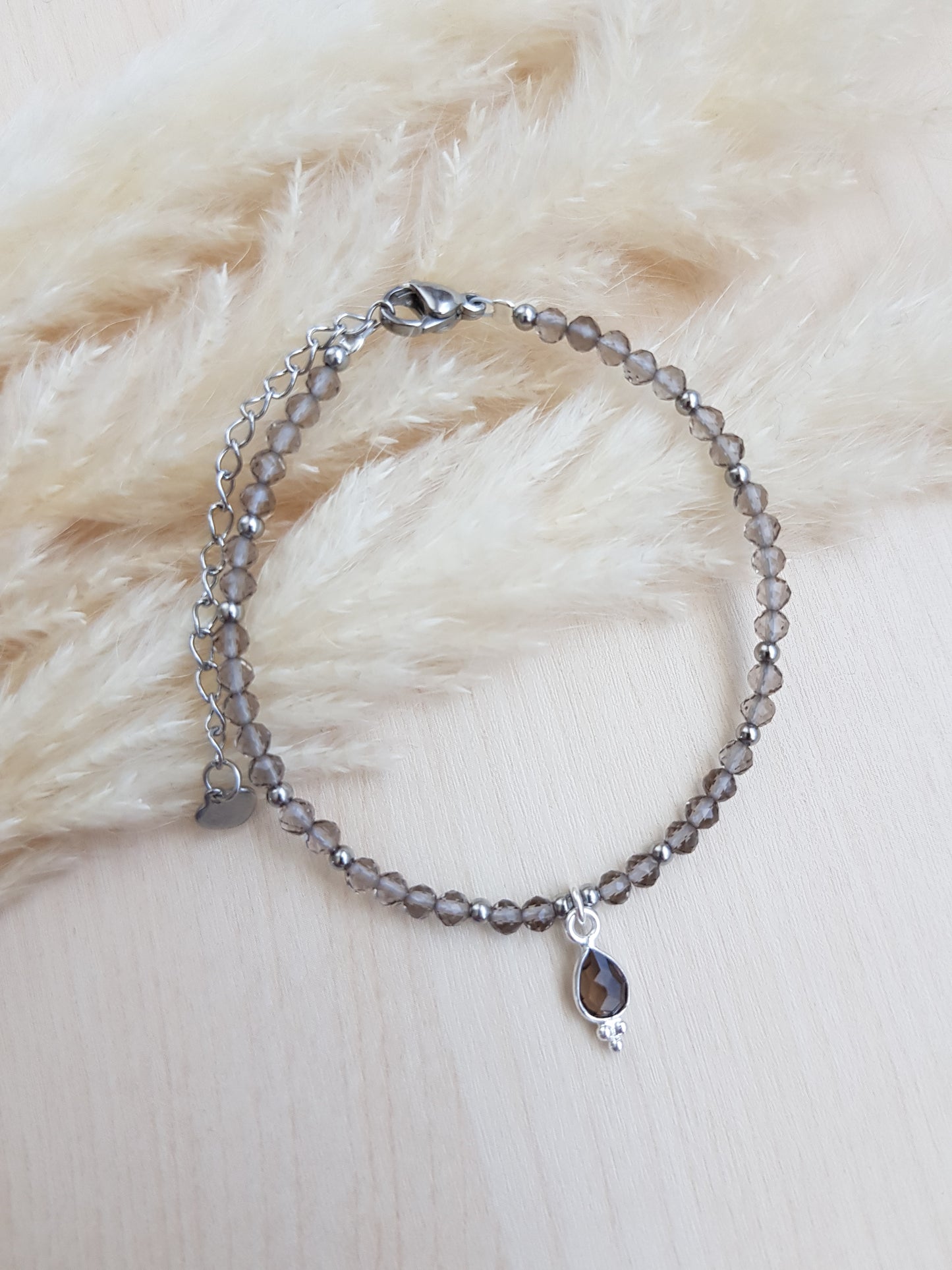 Edelsteinarmband Rauchquarz