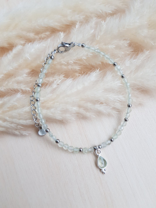 Edelsteinarmband Prehnit