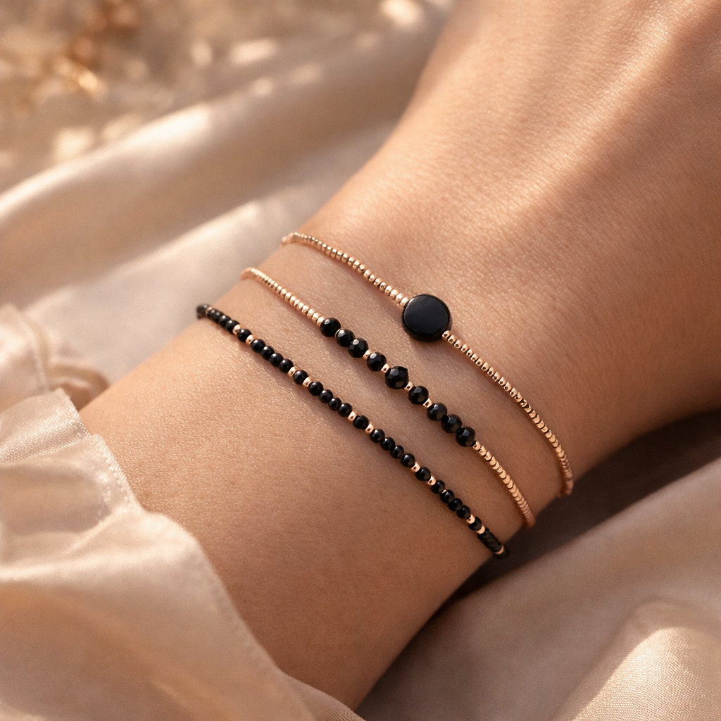 Filigrane Armbänder Spinell