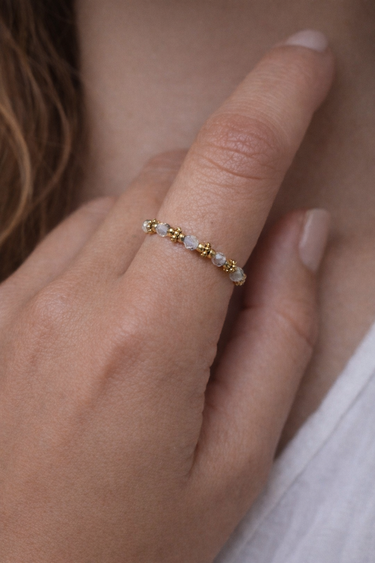 Ring Labradorit Goldig