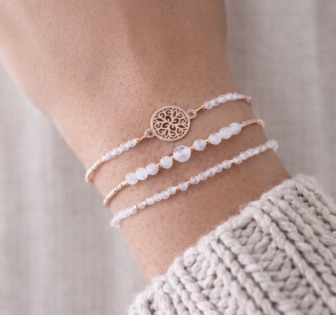 Filigrane Armbänder Mondstein