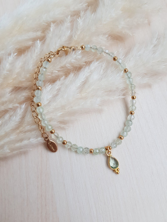 Edelsteinarmband Prehnit