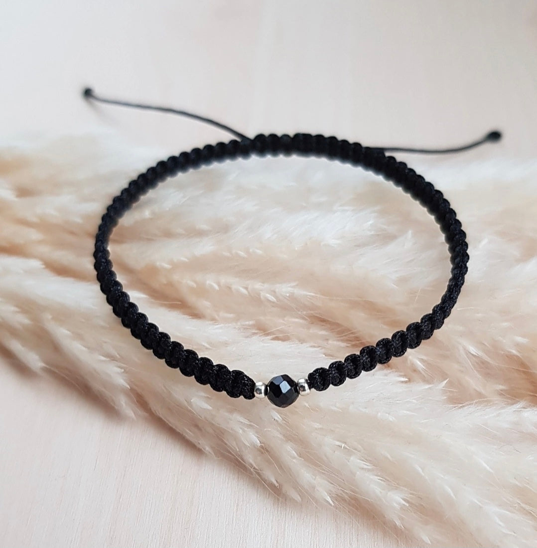 Geknüpftes Armband Spinell