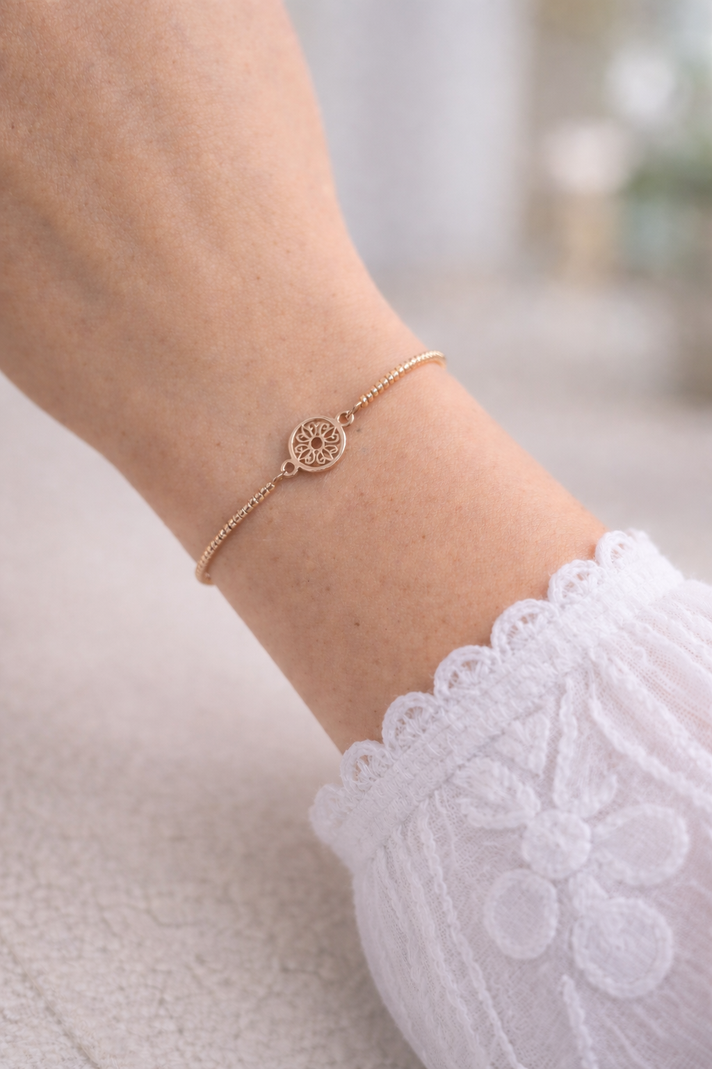 Armband Roségold Mandala