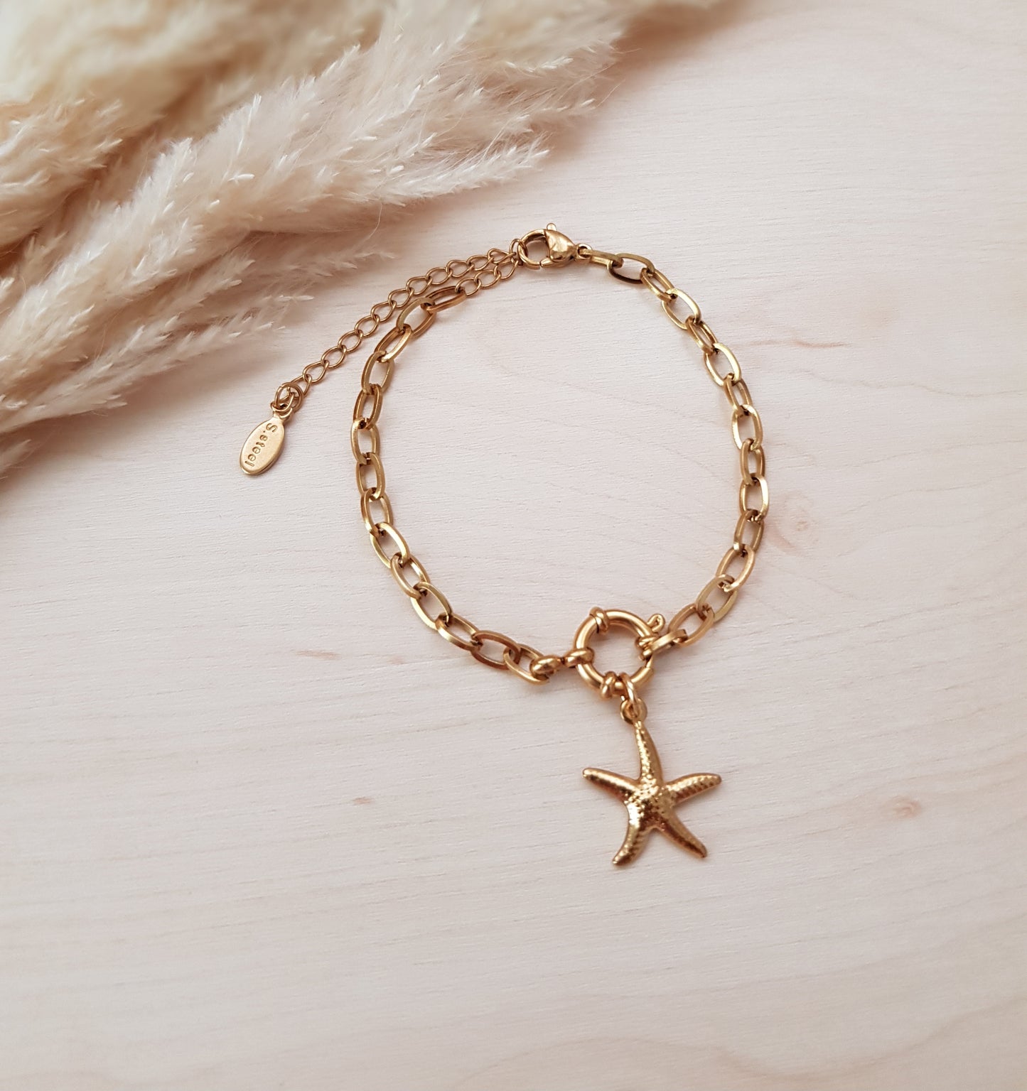 Charms Armband Seestern Goldig