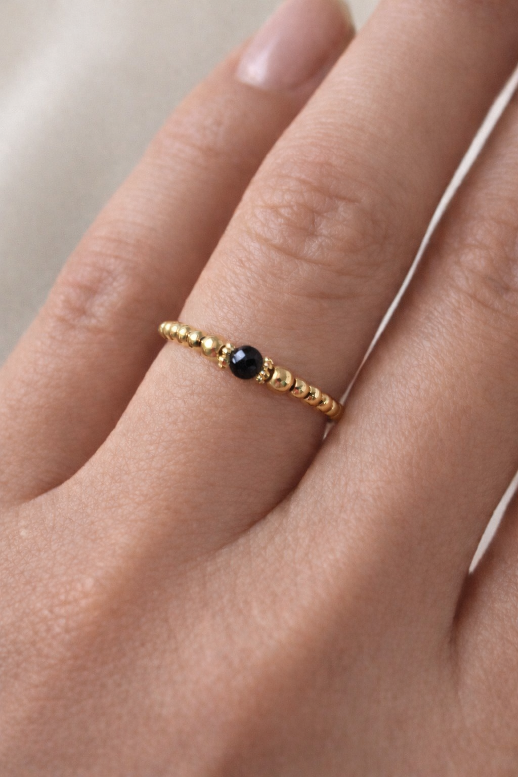 Ring Spinell Goldig