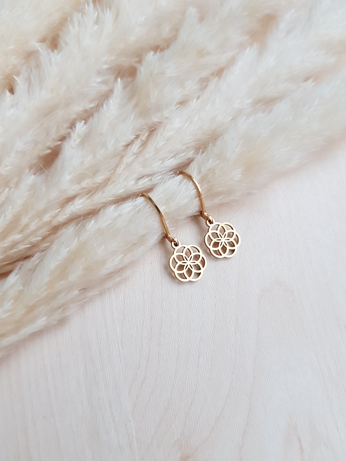 Ohrringe Blume des Lebens klein