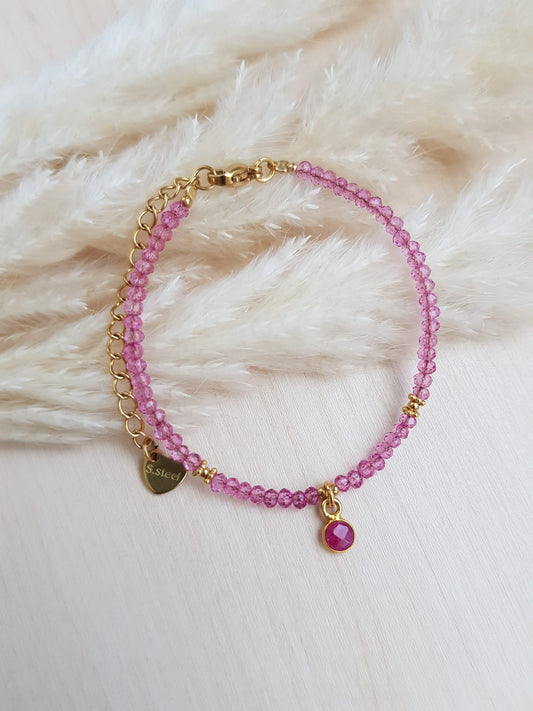 Armband Pink Mystic Quarz