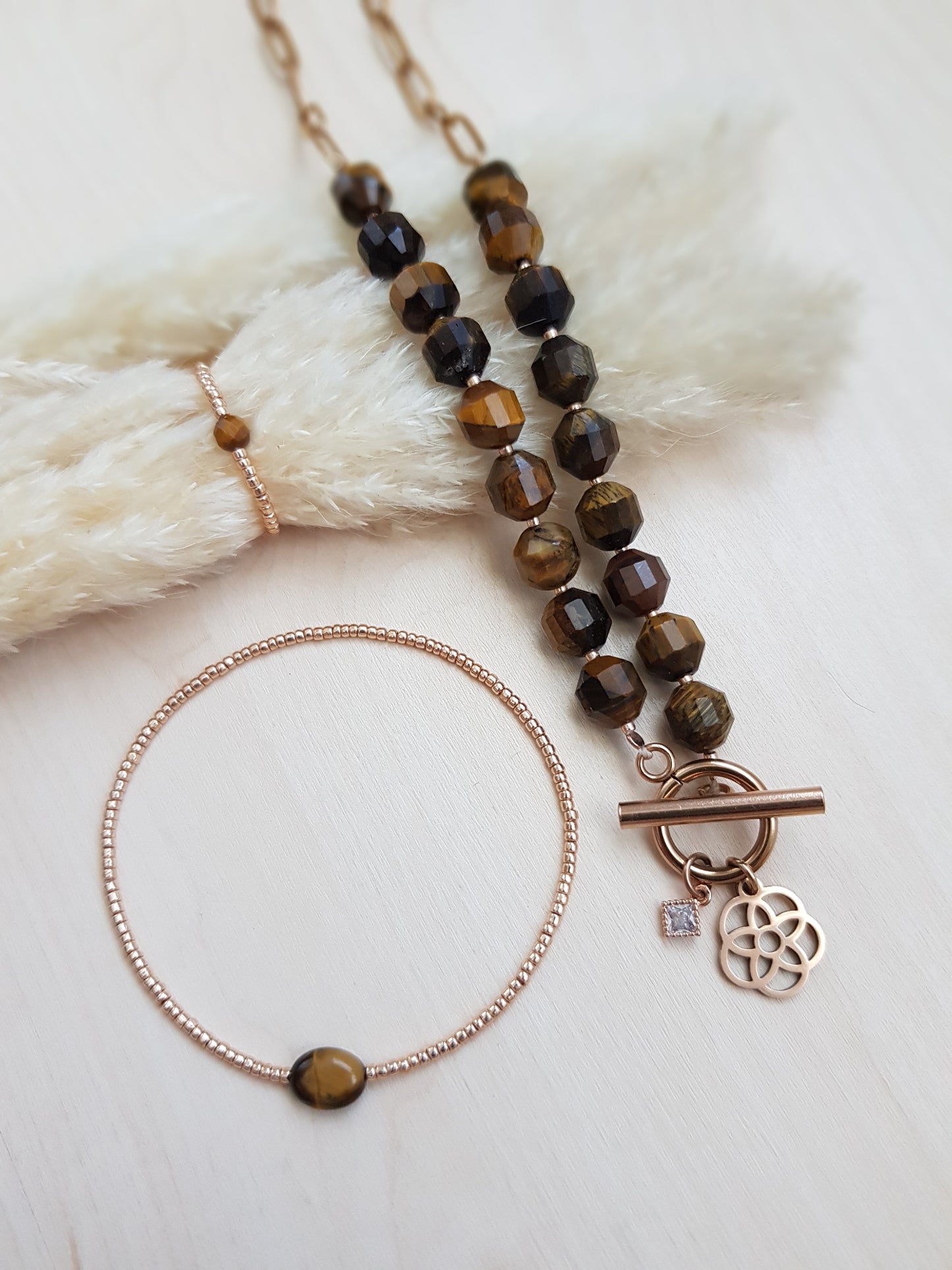 Set Tigerauge Roségold