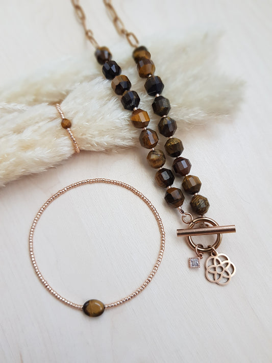 Set Tigerauge Roségold