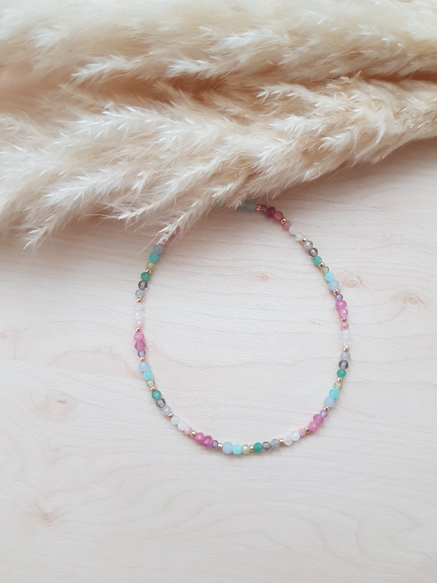 Armband Rainbow Pastell Roségold