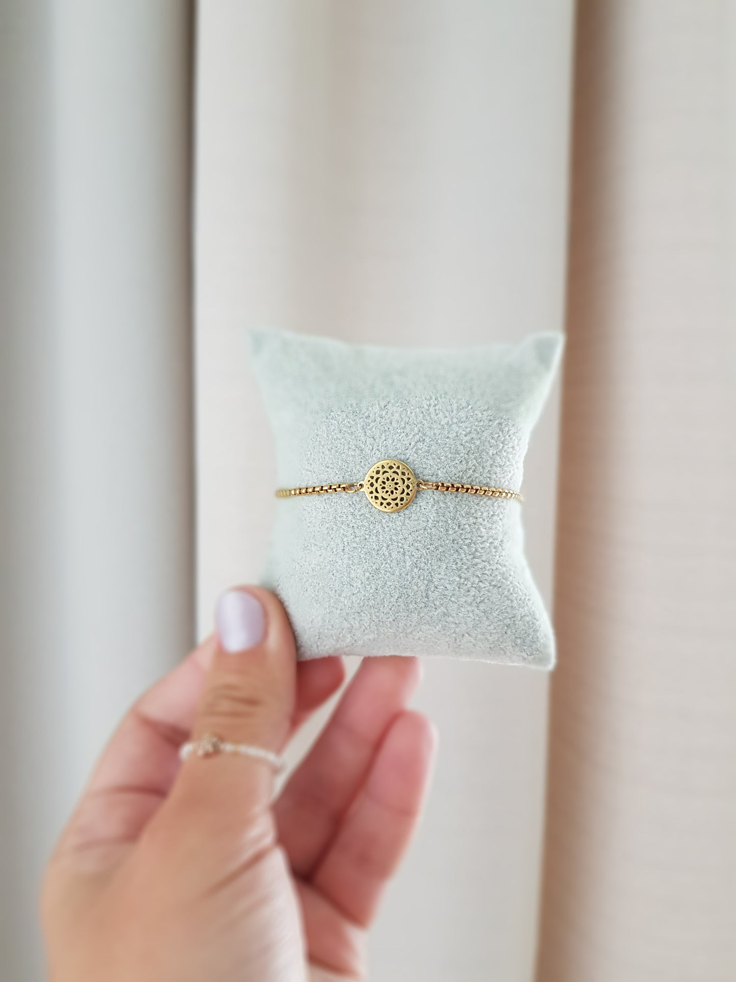Edelstahl Armband Goldig