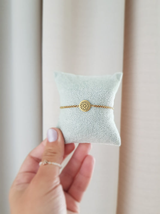 Edelstahl Armband Goldig