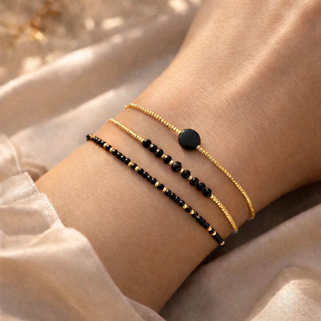 Filigrane Armbänder Spinell